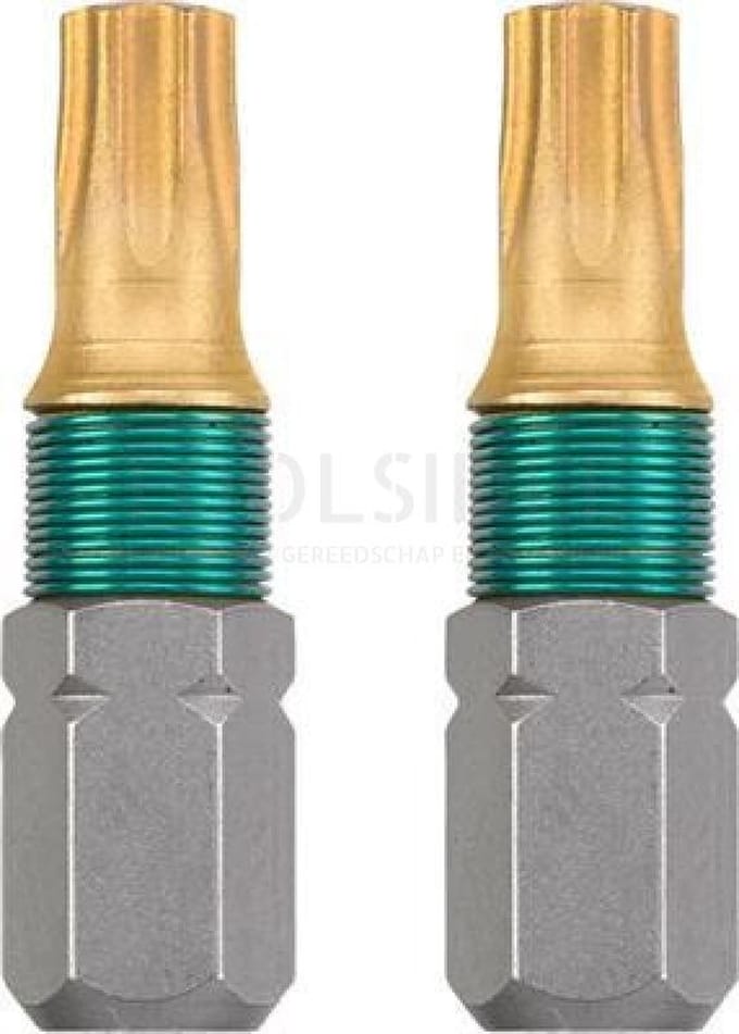 KWB - Schroefbit Torx 25mm Titaan Torx-25 - 2 stuks