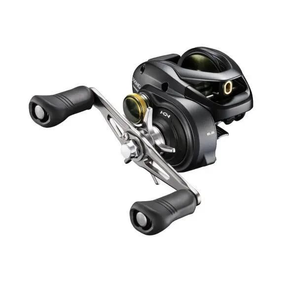 Linkshandige hengelsporto reel Shimano Curado K 301 HG