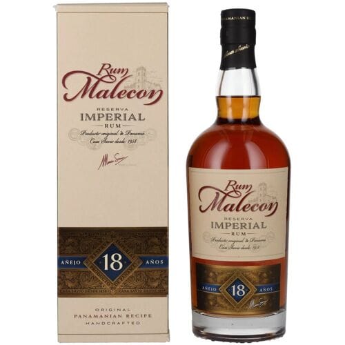 Rum Malecon Añejo 18 Años Reserva Imperial 40% Vol. 0,7l in geschenkverpakking