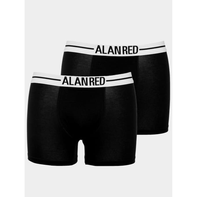 Alan Red Boxershort Zwart 2Pack - Maat L - Heren - Boxershorts
