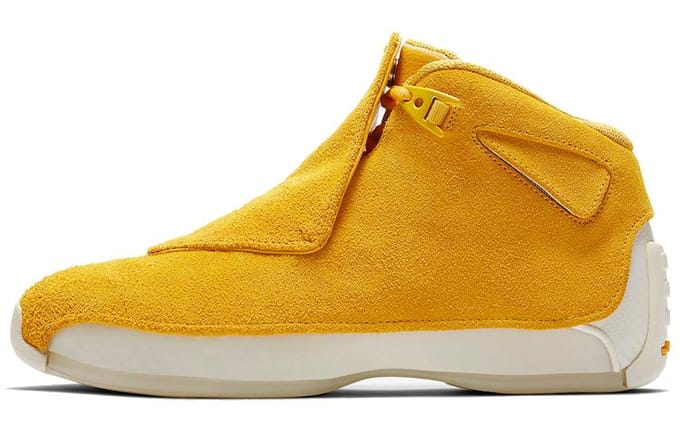 Air Jordan 18 Retro 'Yellow Suede' AA2494-701 44 yellow