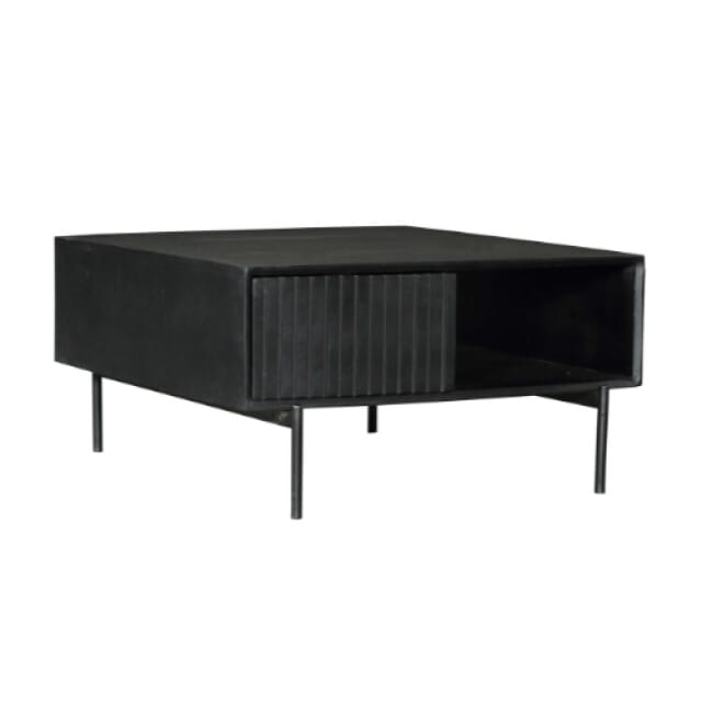 Starfurn - Salontafel Madison - Zwart - 80x80x40 cm
