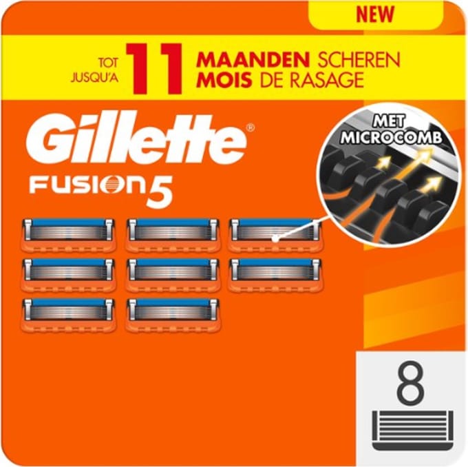 Gillette Fusion - 8 stuks - Scheermesjes