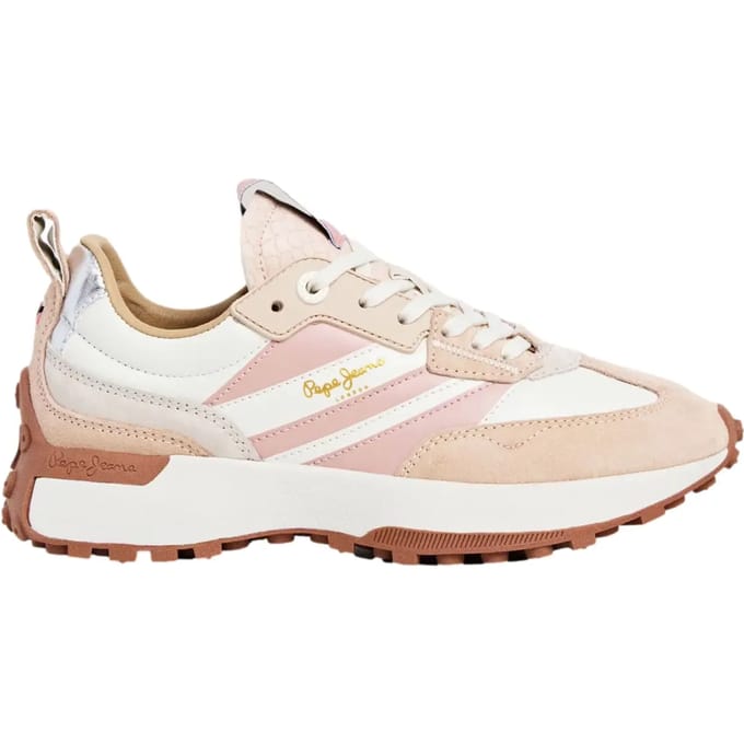 Pepe Jeans Lucky Original Schoenen Beige,Wit EU 36 Vrouw