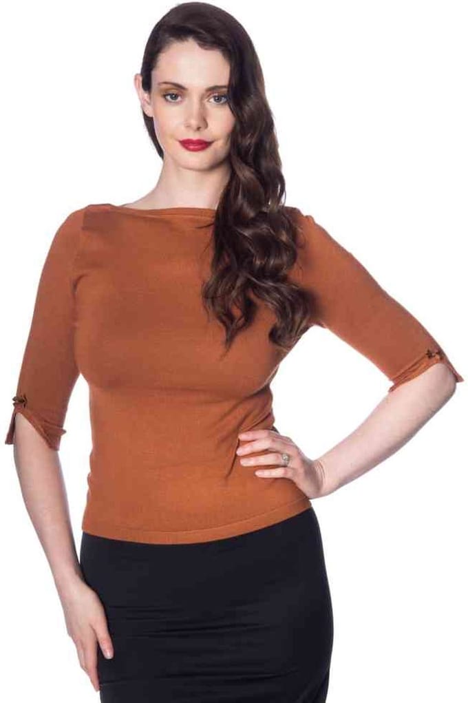 Dancing Days - ADDICTED Longsleeve top - XL - Bruin