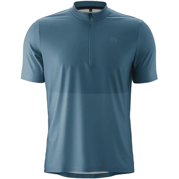 Gonso Adventure Halfzip Korte Mouw Wielertrui Blauw 3XL Man