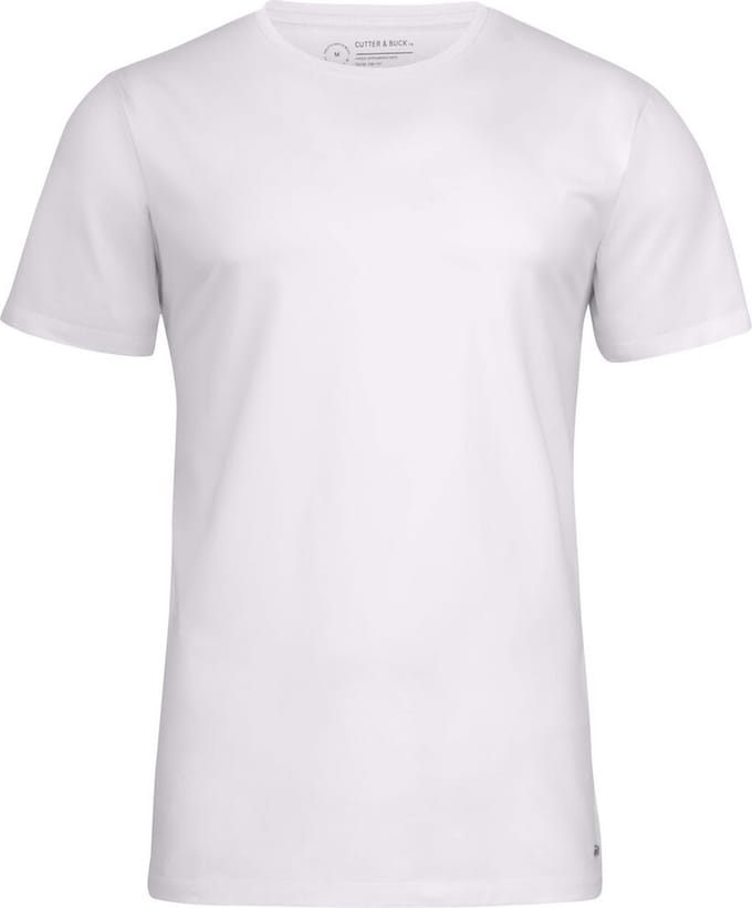Cutter & Buck Manzanita Roundneck Heren 353408 - Wit - M