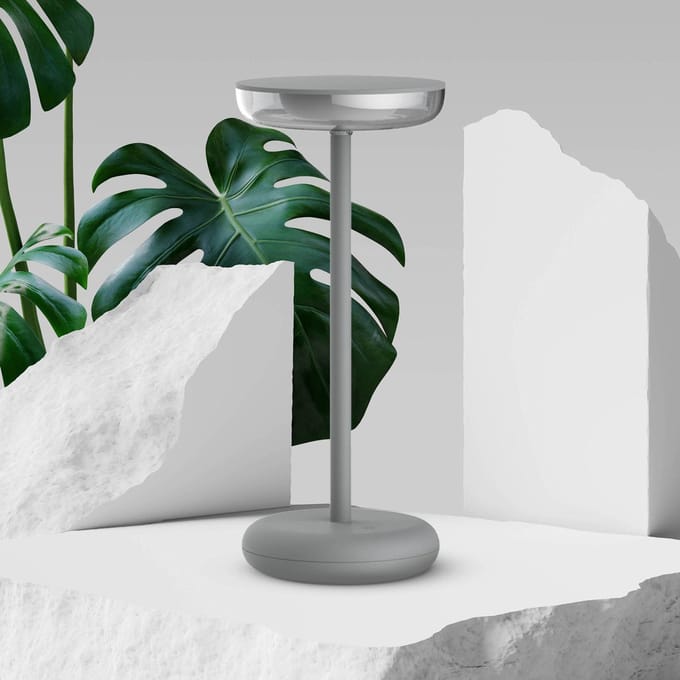 Näve LED terraslamp Pasi, hoogte 26 cm metal touch
