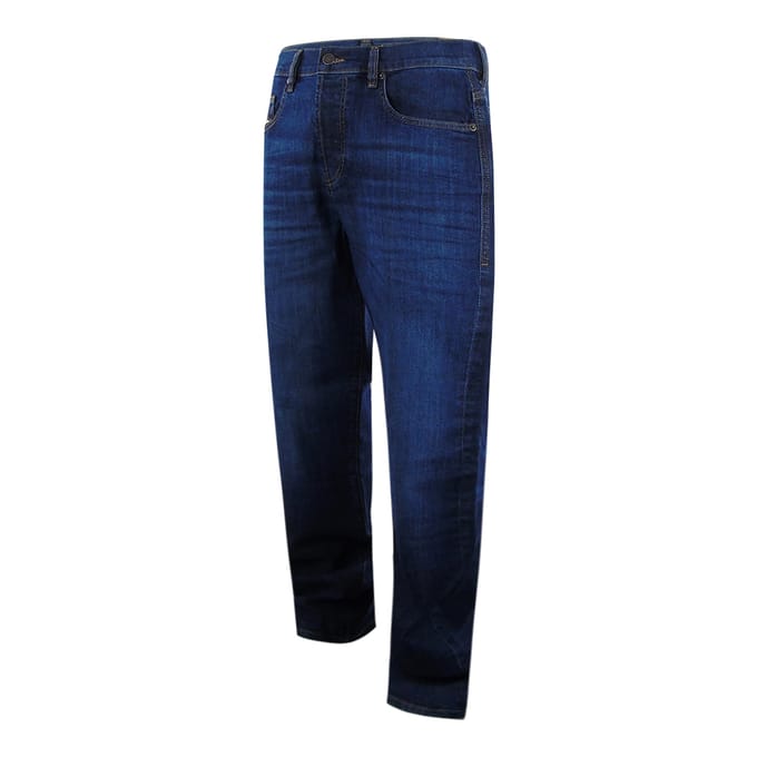 Diesel 2020 D-viker Donkerblauwe Denimbroek