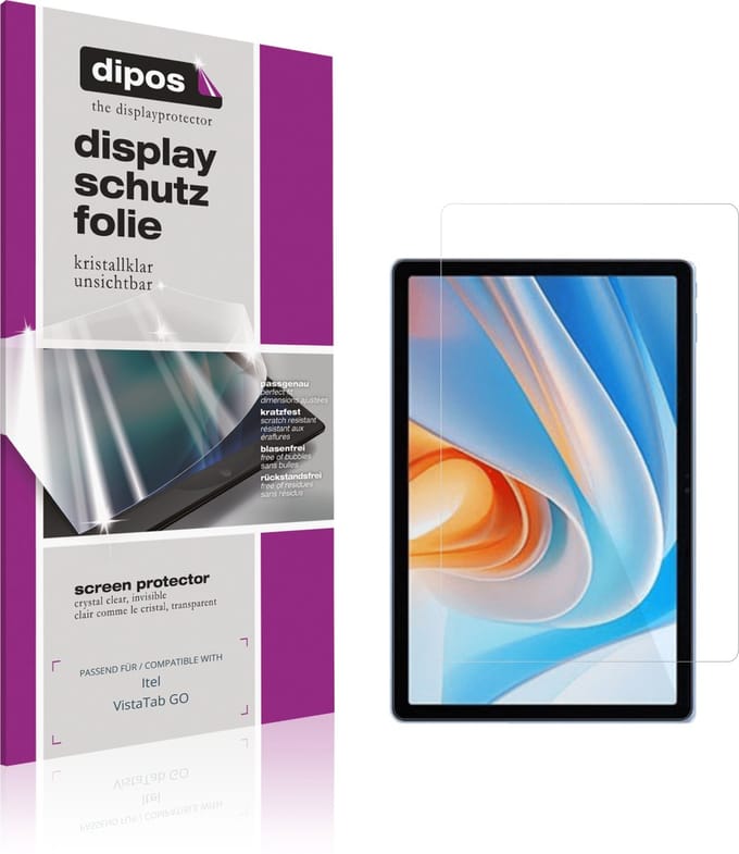 dipos – 2x Beschermfolie geschikt voor Itel VistaTab GO | Krasbestendige & heldere Screenprotector Ultra-Thin