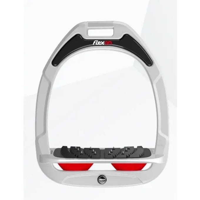 Ultraschuin Grip Beugels Wit/Grijs/Rood Flex-On Green Composite