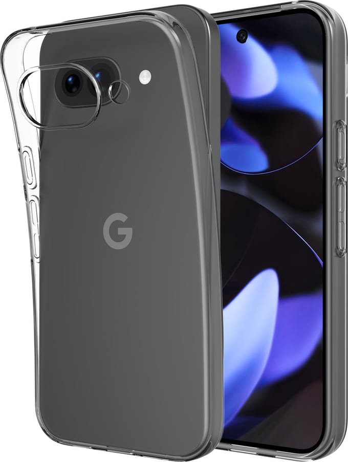 Cazy hoesje geschikt voor Google Pixel 9a Hoesje Siliconen - Flexibele Case - Transparant