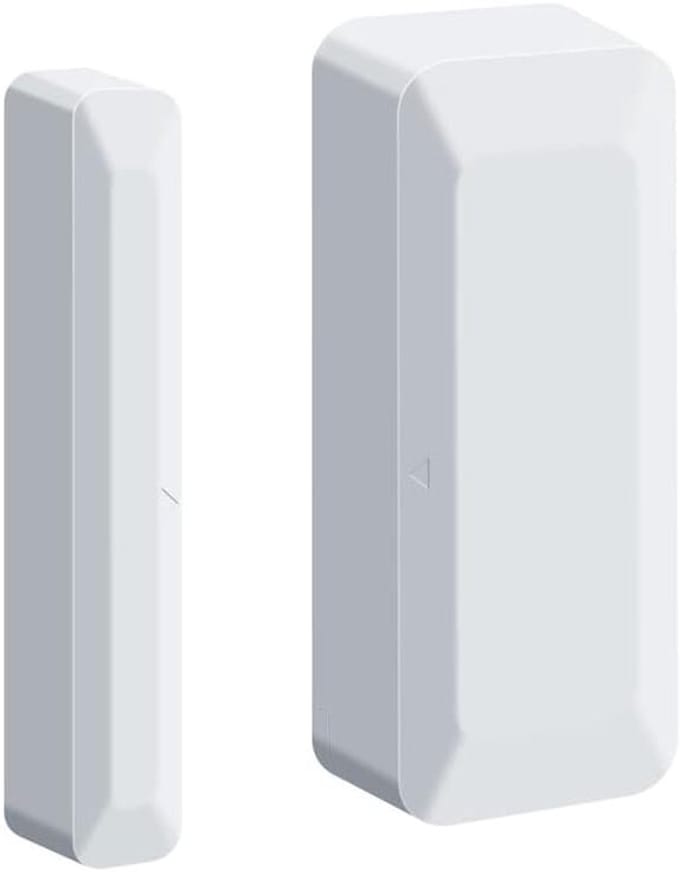 Slimme Deur Sensor - Contact Detector - Huis Beveiliging - Draadloze Zigbee Verbinding - 15mm Trigger - Wit