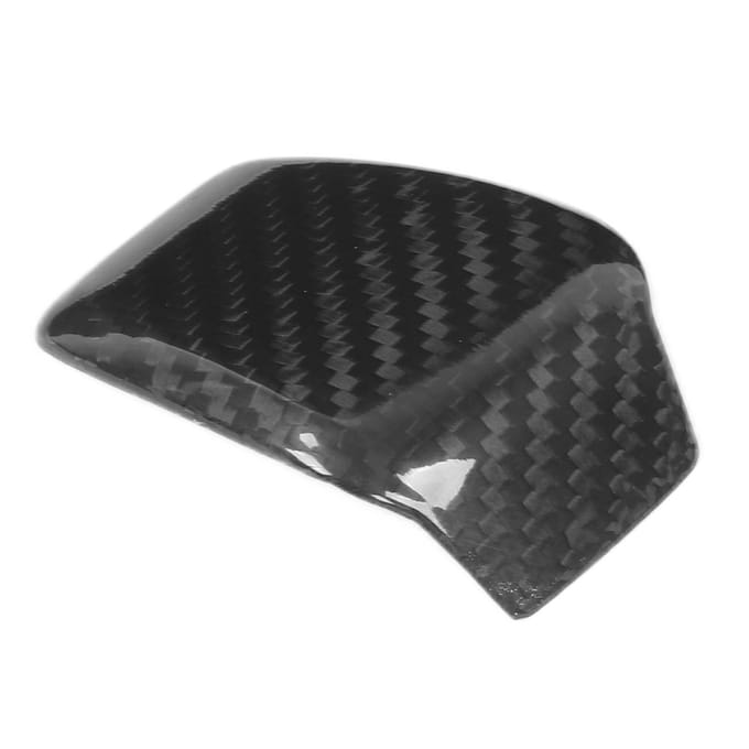 Auto Stuurwiel V-Frame Basisafdekking Koolstofvezel Vervanging voor Alfa Romeo Giulia Stelvio 20-21 black