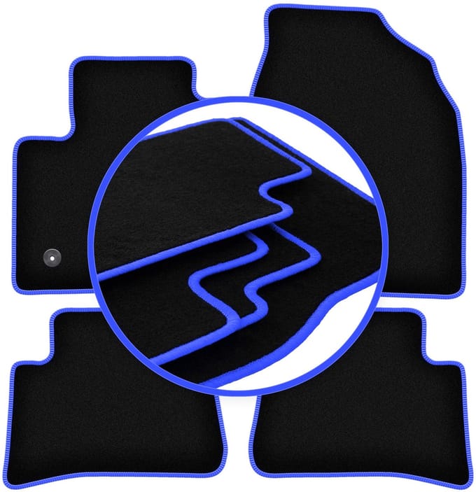 CARLUX-BLUE automatten voor: Toyota C-HR crossover (2016-)