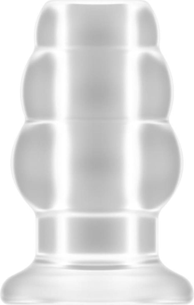 No.49 - Small Hollow Tunnel Butt Plug - 3 Inch - Translucent