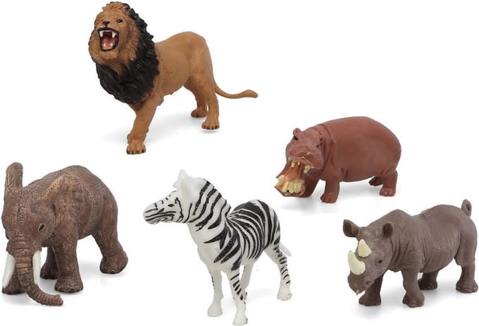 Animal figures Jungle (23 x 20 cm) (30 pcs)