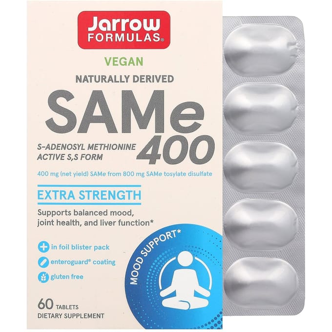 SAM-e 400mg 60 tabletten - S-Adenosyl Methionine | Jarrow Formulas