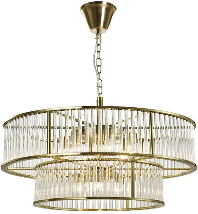 Toolight App1562-8Cp-2 Hanglamp Goud 60X60X30Cm