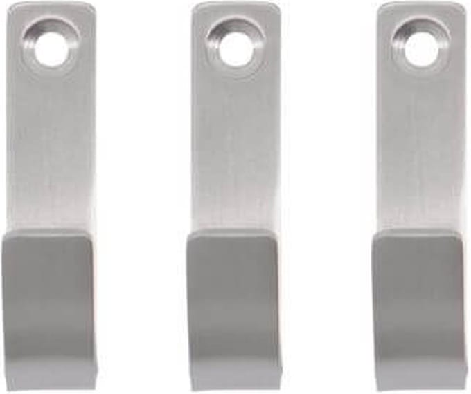Meraki Haken Thapsus zilver - 3 stuks