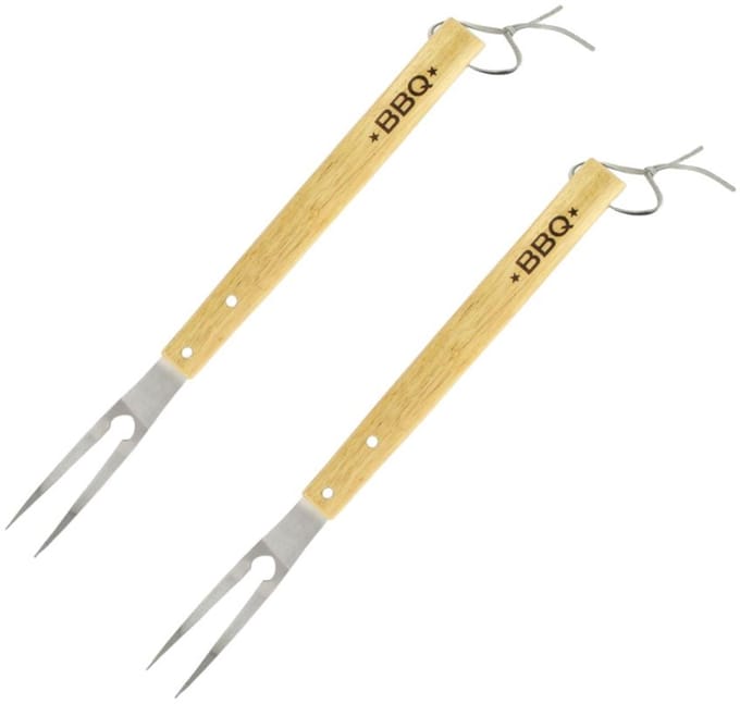 Set van 2 Barbecuevorken 42 cm Fackelmann BBQ Editie