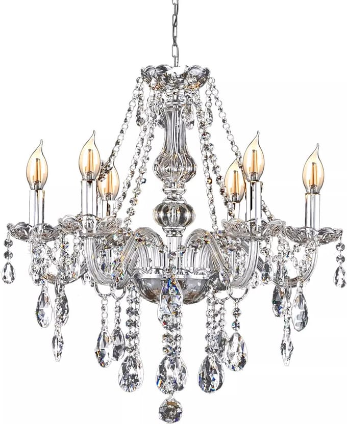 TooLight Kristallen kroonluchter - luxueus design - 67,5 x 62 cm - chroomafwerking