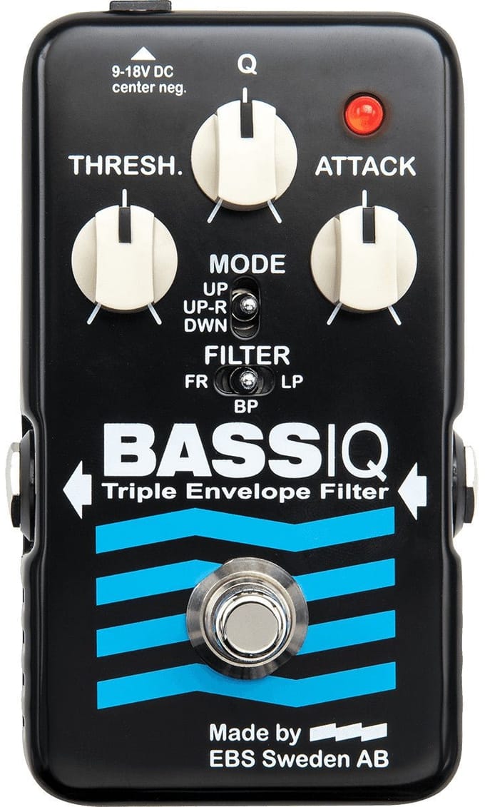 EBS BassIQ Blue Label Triple Envelope Filter basgitaar effectpedaal