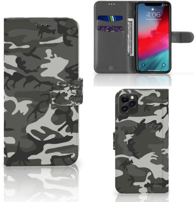 Apple iPhone 11 Pro Max Telefoon Hoesje Army Light