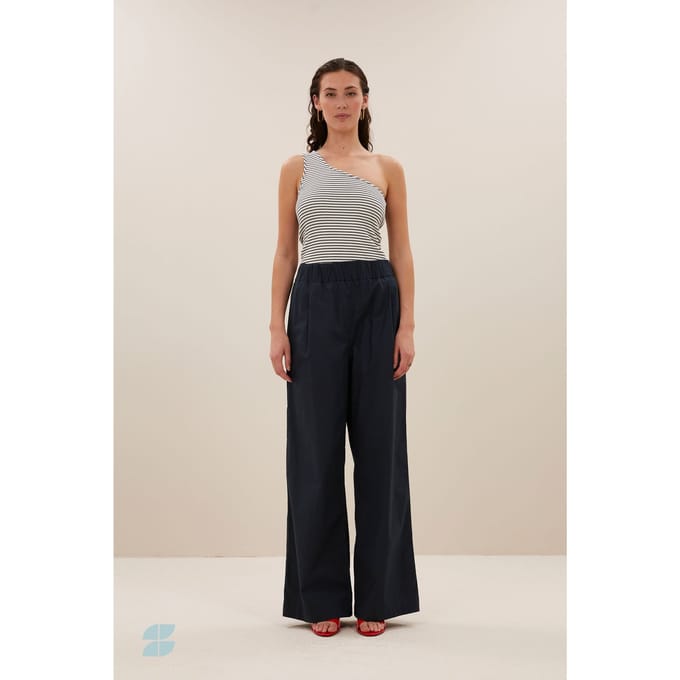 By-Bar Charly Stripe Top Midnight Thin Stripe Größe: M | Tanktops Outlet | Damen