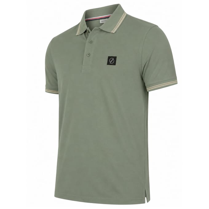 Solution - Heren Polo SS Flow - Groen - Maat L
