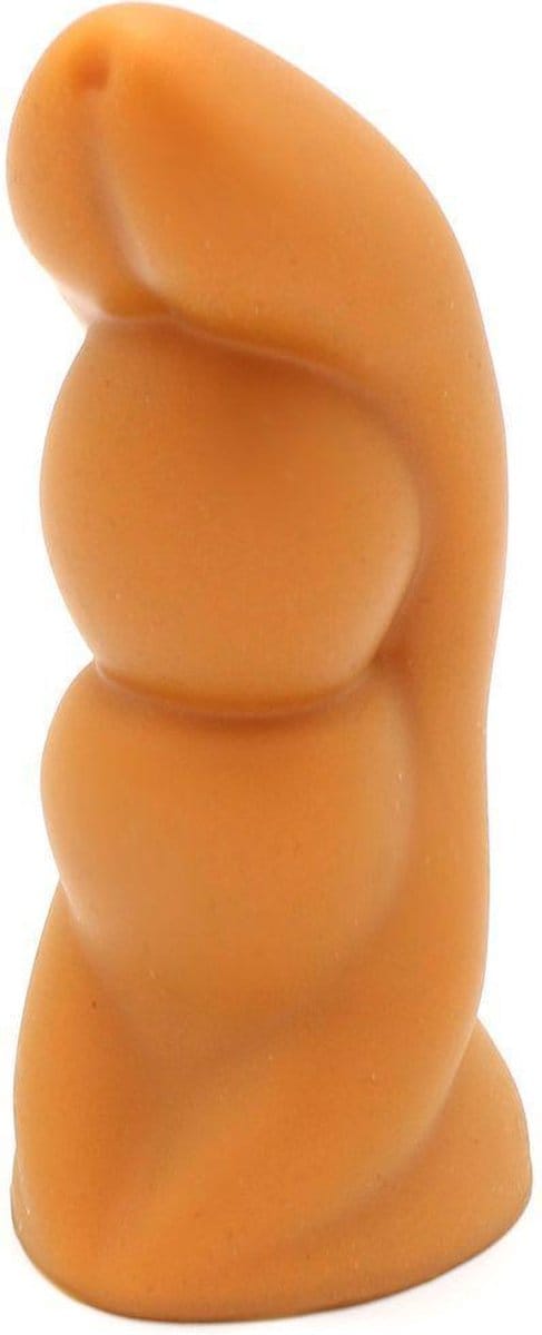 Gold Play - Soft Liquid Siliconen Dildo - Alien - Goud XL