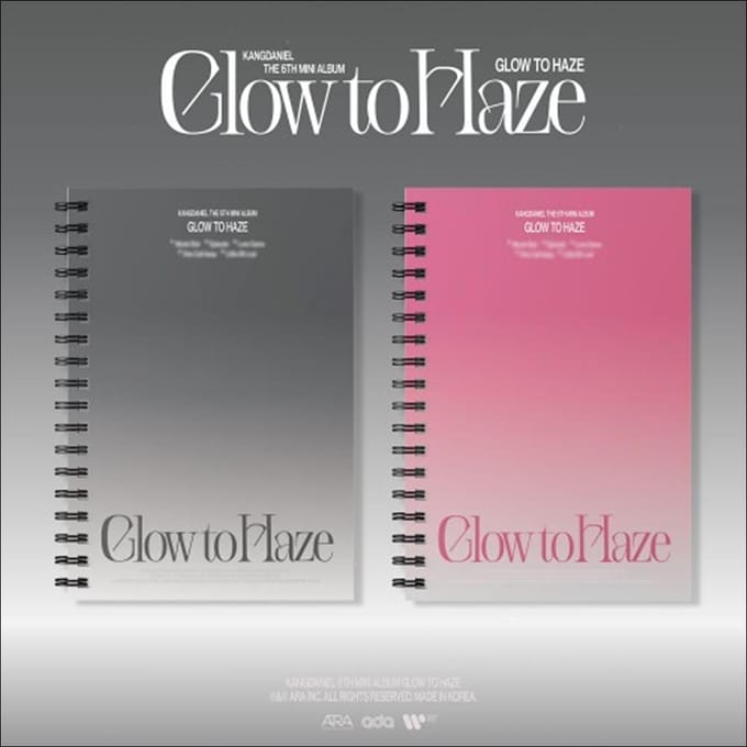 KANG DANIEL - Glow to Haze (Fotoboek ver.) Random gray