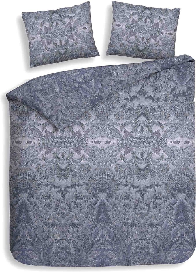 Heckett & Lane Flanel dekbedovertrek Bles (Frost Blue) - 140x200/220 cm