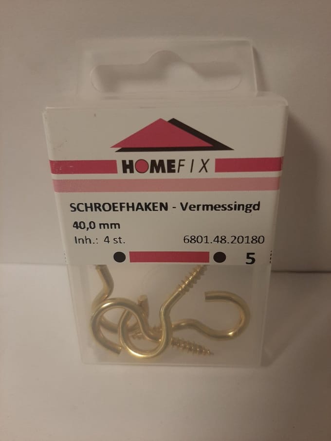 Homefix Schroefhaak 40mm