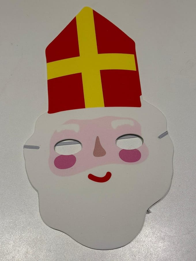 Sinterklaas Masker - Sinterklaas decoratie - Maskers - sinterklaas cadeautjes - 1 Stuks - Sinterklaas