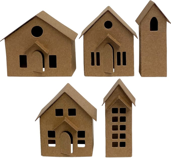 Sizzix Thinlits Stanssjabloon  "Paper Village"