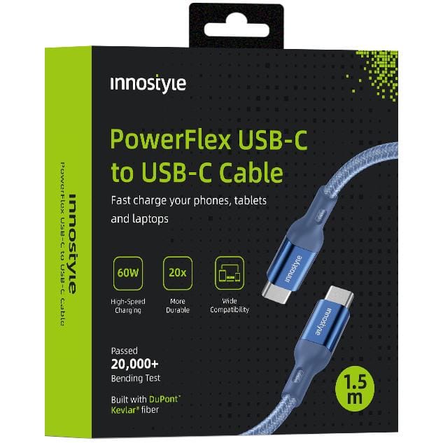 Innostyle® Oplaadkabel usb c naar usb c - Kabel USB C 60W - 2 meter