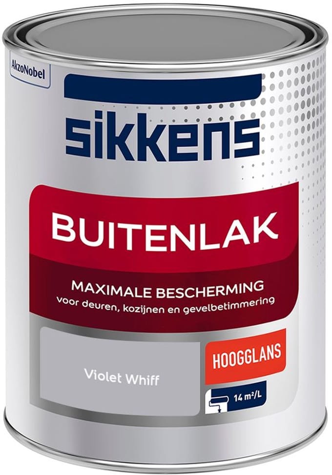 Sikkens - Buitenlak Hoogglans - Violet Whiff - Mengverf - 1 L