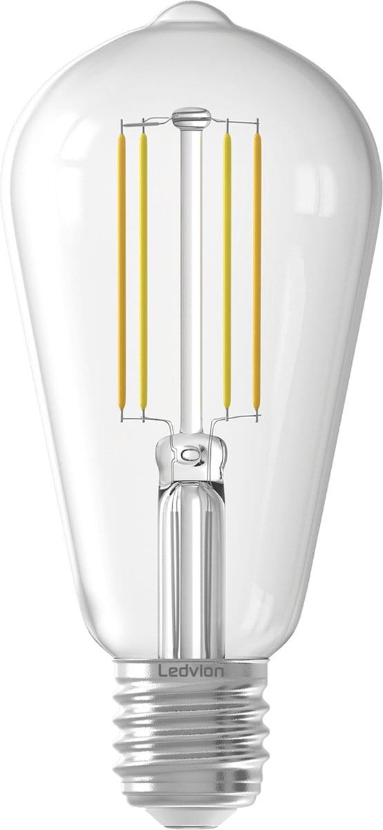 Ledvion - E27 LED Lamp - Dimbaar - 4.5W - 2300K - 470L