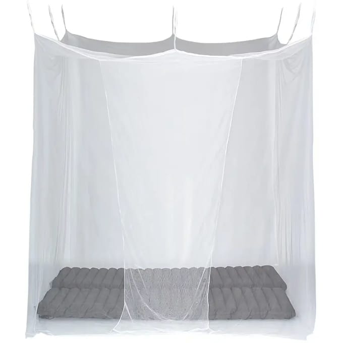 Abbey Camp Klamboe - 2 persoons - Boxmodel - Wit - 200 x 200 cm