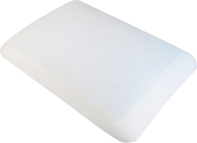 Aidapt Hoofdkussen 14 cm dik - Cooling gel ergonomisch - Wit