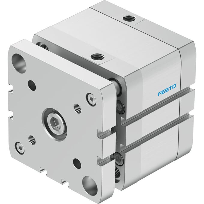 Festo Compacte Cilinder 80mm Boring 20mm Slag ISO 21287 Dubbelwerkend - 574060 - P2DRW