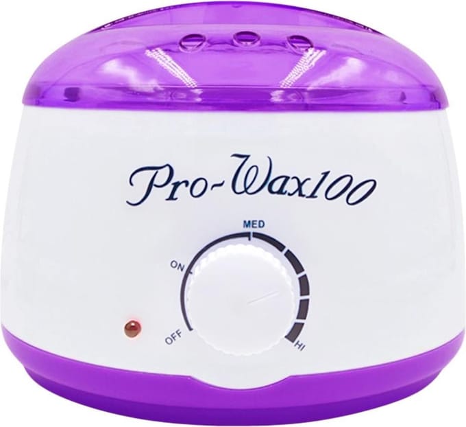 Waxapparaat - 100Watt - wit/paars - waxen - ontharen - beans - hars