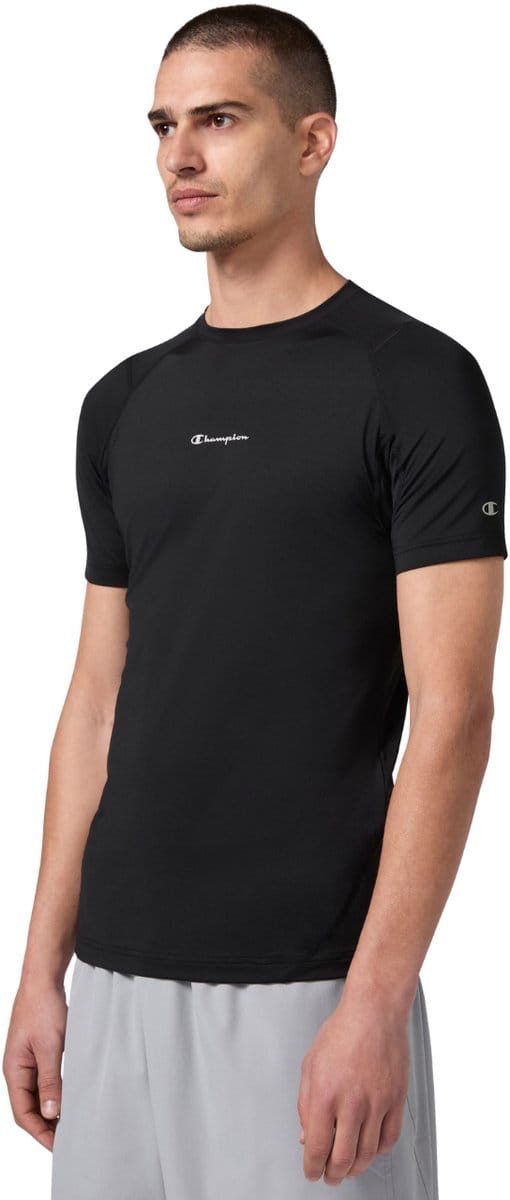 Champion T-shirt Heren SS Tee Zwart - Maat M