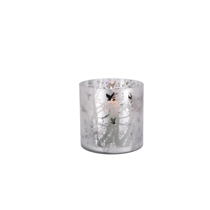 Ptmd theelichthouder winty white xl 15 cm