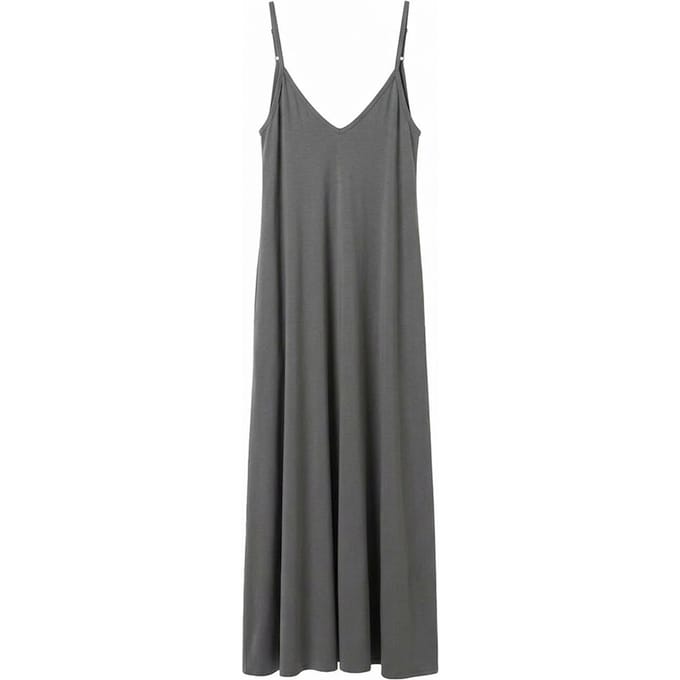 Chloe Long Dress DONKERGRIJS