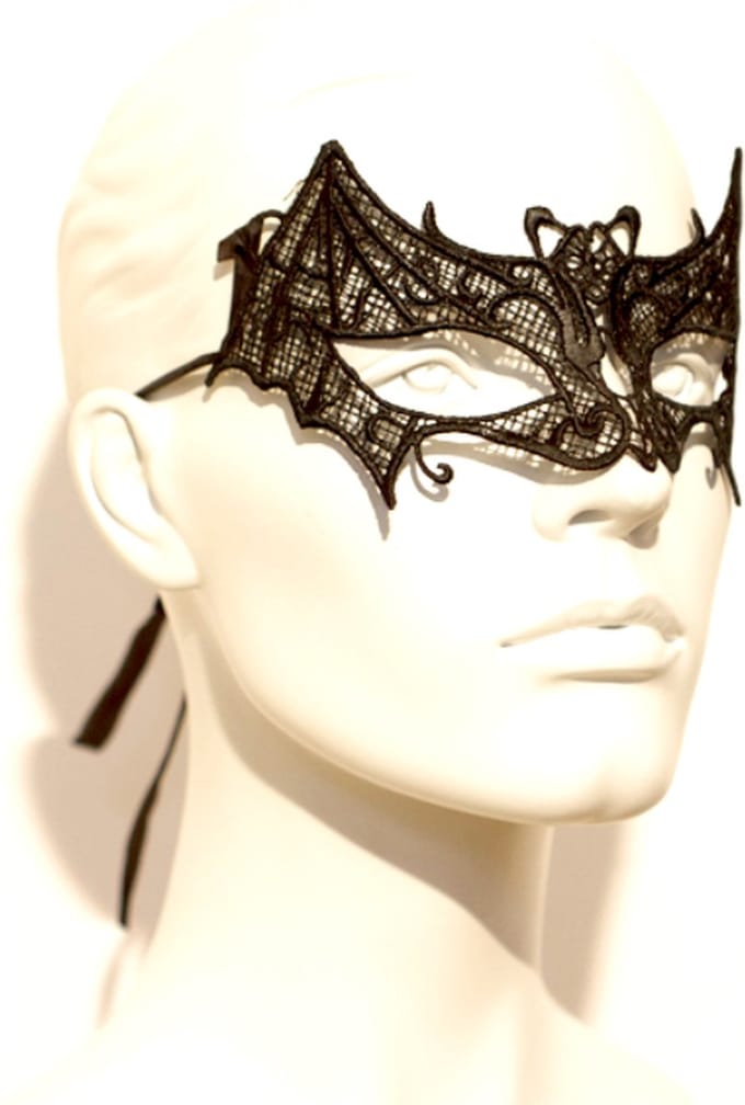 Vleermuis masker - gemaskerd feest - Gezichtsmasker - Kanten masker