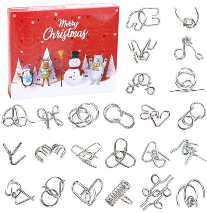 Adventskalender voor Kinderen 2023 - 24 Stuks Puzzelspellen en Geschenken