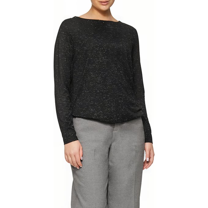 s.Oliver  T-shirts Black Größe: 34 | Longsleeves Outlet | Damen | Schwarz