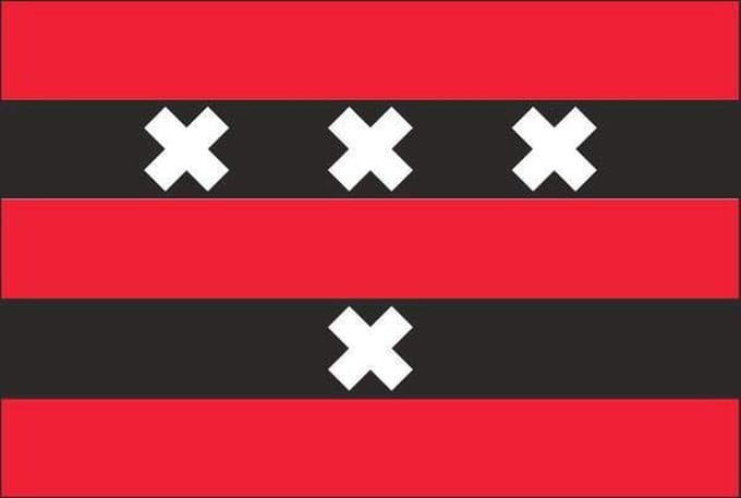 Vlag Amstelveen 30x45cm
